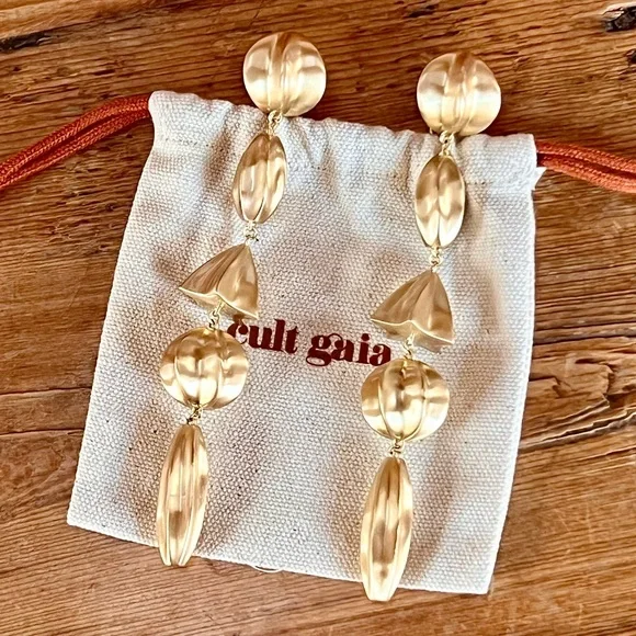 🌺🎉HP🎉🌺 NWT Cult Gaia Illene Earrings - Picture 6 of 16